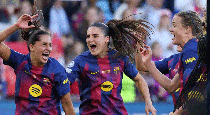 Kadınlar Şampiyonlar Ligini Barcelona kazandı
