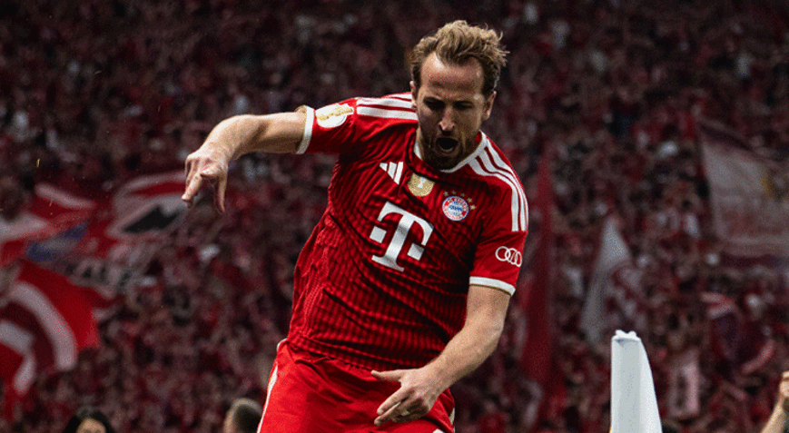 Harry Kane maça damga vurdu Almanya Kupası Bayern Münihin oldu