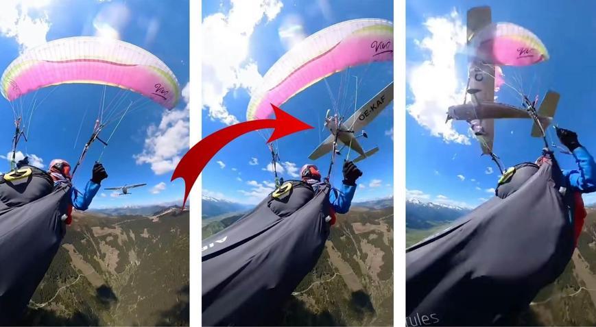 Uçak paraşütçü kadına çarptı Gökyüzündeki inanılmaz kazada mucize kurtuluş