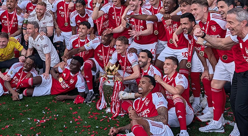 Avrupanın 5 büyük liginde son şampiyon Arsenal oldu