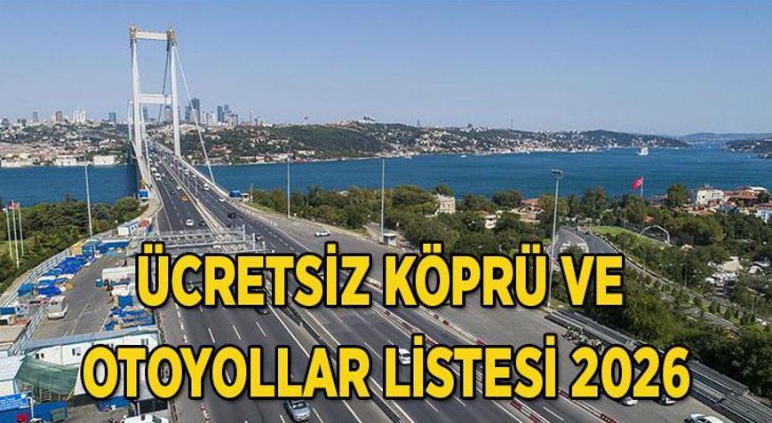 KURBAN BAYRAMINDA ÜCRETSİZ KÖPRÜ VE OTOYOLLAR LİSTESİ 2026: Kurban Bayramında köprü ve otoyollar ücretsiz mi, ne zaman başlıyor Hangi köprüler ücretsiz, Osmangazi Köprüsü, 15 Temmuz Şehitler ve Fatih Sultan Mehmet Köprüsü geçişleri bedava mı