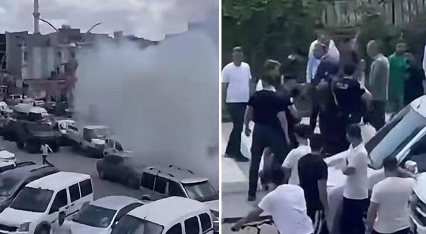 Şırnakta akrabalar birbirine girdi Çevik Kuvvet biber gazıyla müdahale etti: Çok sayıda yaralı ve gözaltı var