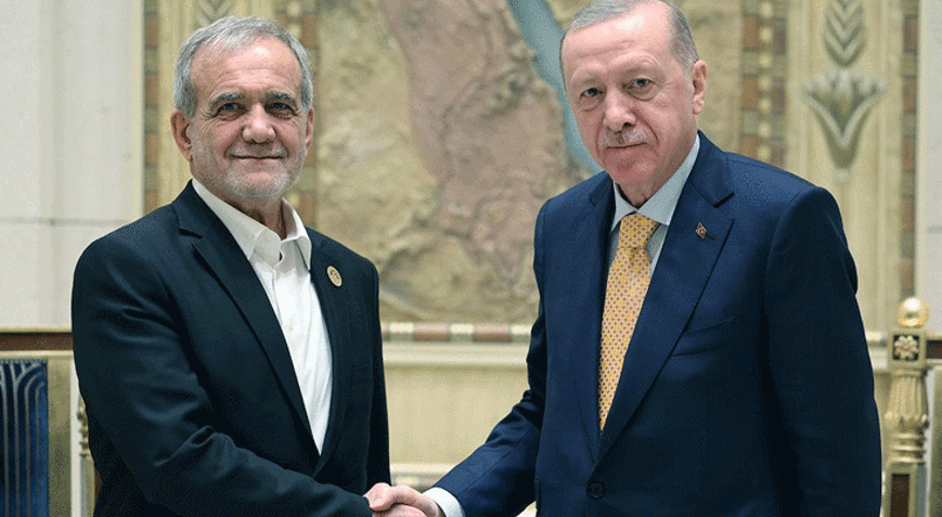 Cumhurbaşkanı Erdoğan, İran Cumhurbaşkanı Pezeşkiyan ile görüştü