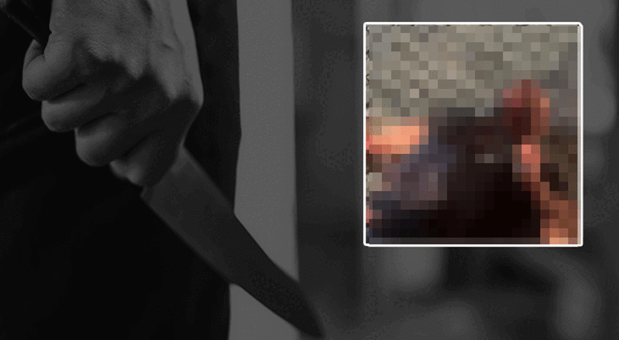 Bayram günü korkunç cinayet Akrabasının boğazını kesip kahvehanenin önüne attı