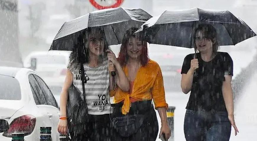 Meteoroloji yeni haritayı paylaştı İstanbul dahil çok sayıda kente kuvvetli yağış uyarısı