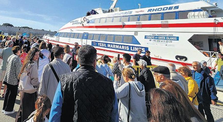 Yunan adalarına akın ettiler
