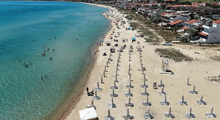 Saros Körfezi’ndeki sahillerde bayram yoğunluğu Rezervasyon oranımız yüksek