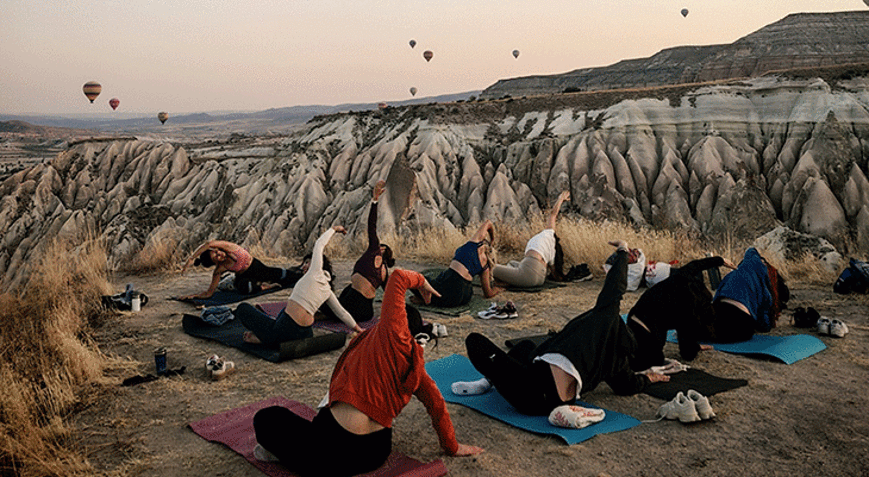 Kapadokya’da yoga festivali için geri sayım