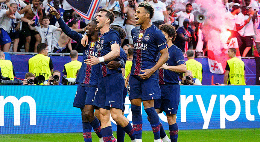 UEFA Şampiyonlar Liginde şampiyon PSG