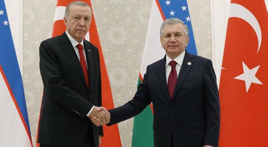 Denizlideki feci kaza nedeniyle Özbekistan Cumhurbaşkanı Mirziyoyevden Erdoğana taziye mesajı