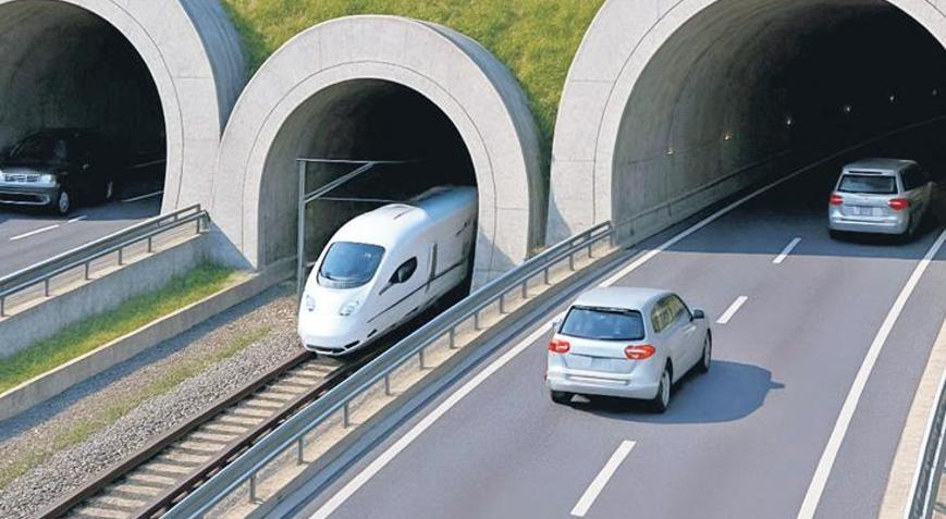 Amanos Dağları’ndan üçlü tüp ile geçiş