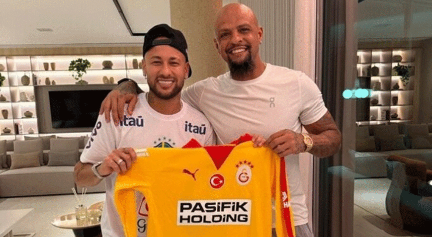 Eski Galatasaraylı Felipe Melodan Neymara sürpriz hediye