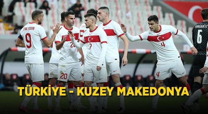 MİLLİ MAÇ SONA ERDİ | Türkiye - Kuzey Makedonya hazırlık maçı kaç kaç bitti