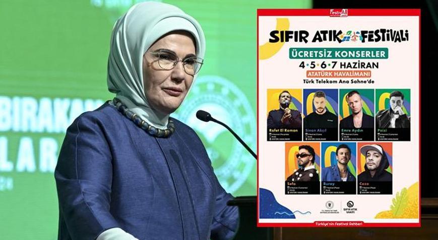 Sıfır Atık Festivali başlıyor Emine Erdoğanın himayelerinde yürütülen hareket İstanbulda buluşuyor