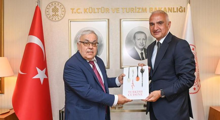 Bakan Ersoy, Rusyanın yeni büyükelçisini ağırladı