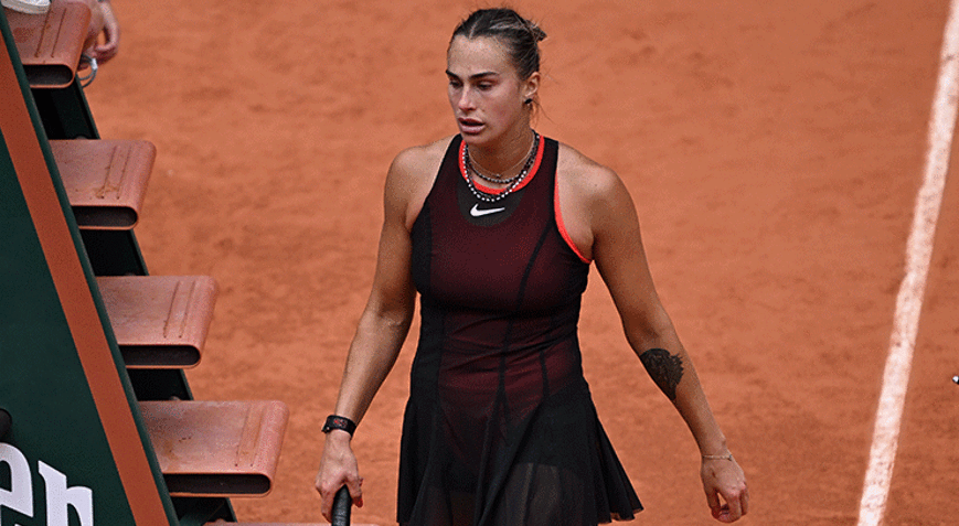 Roland Garrosta bir sürpriz daha Dünya 1 numarası Sabalenka çeyrek finalde elendi