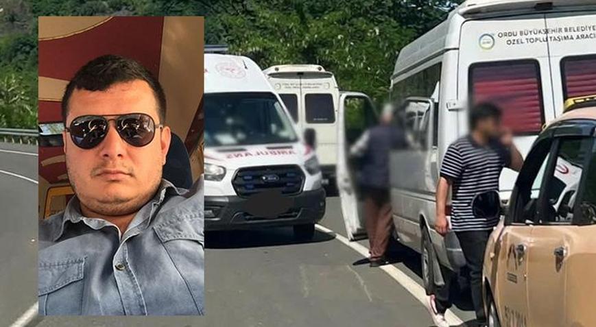 Yer: Ordu Kalp krizi geçiren şoför faciayı önledi, yaşamını yitirdi