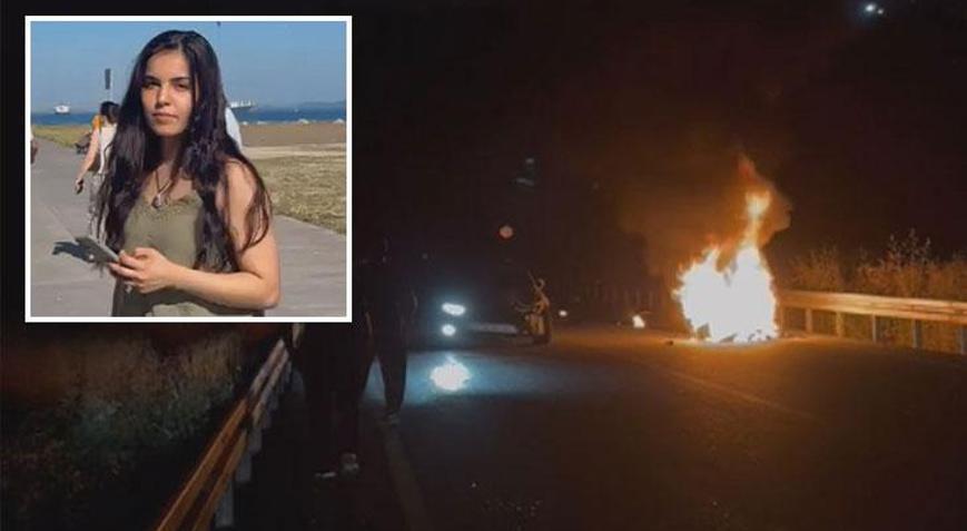 İstanbulda feci kaza Motosiklet ile otomobil kafa kafaya çarpıştı: Motorcu öldü, firari sürücü aranıyor