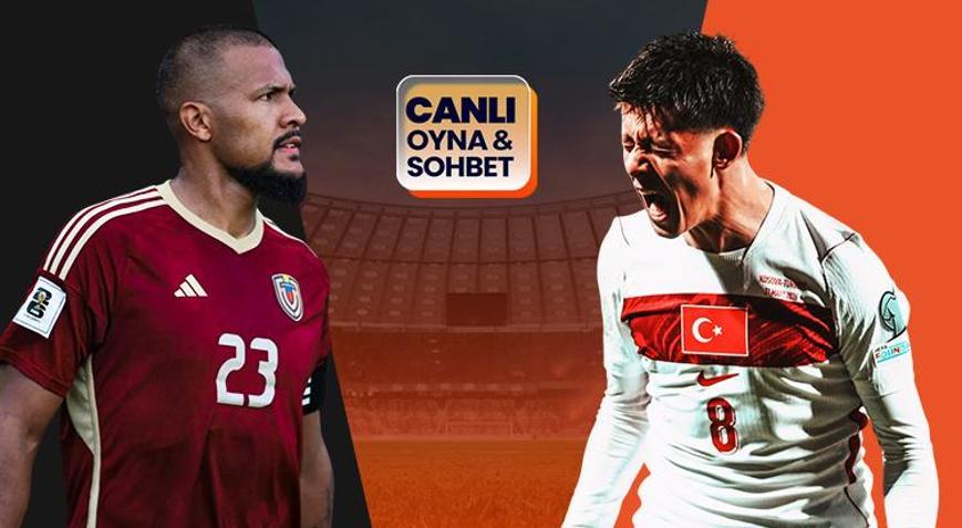 Türkiye, Dünya Kupası öncesi son hazırlık maçında Venezuela karşısında Maçın heyecanı canlı sohbet ile Misli’de
