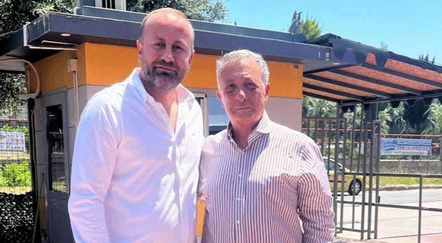 Altay Başkanı Sinan Kanlı, Ahmet Nur Çebi ile buluştu