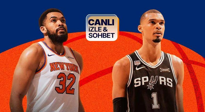 NBA final serisinde 4. maç New York Knicks - San Antonio Spurs maçının heyecanı canlı sohbet ile Misli’de