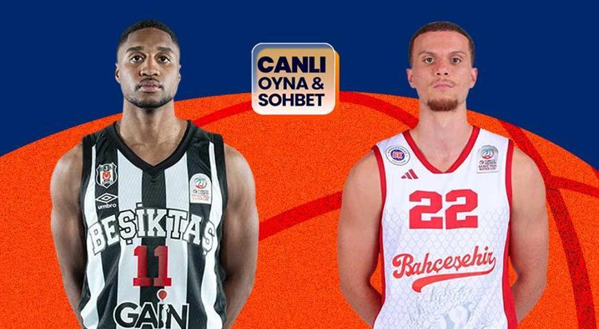 Basketbol Süper Liginde 2. finalist belli oluyor Beşiktaş-Bahçeşehir maçı canlı sohbet ile Mislide