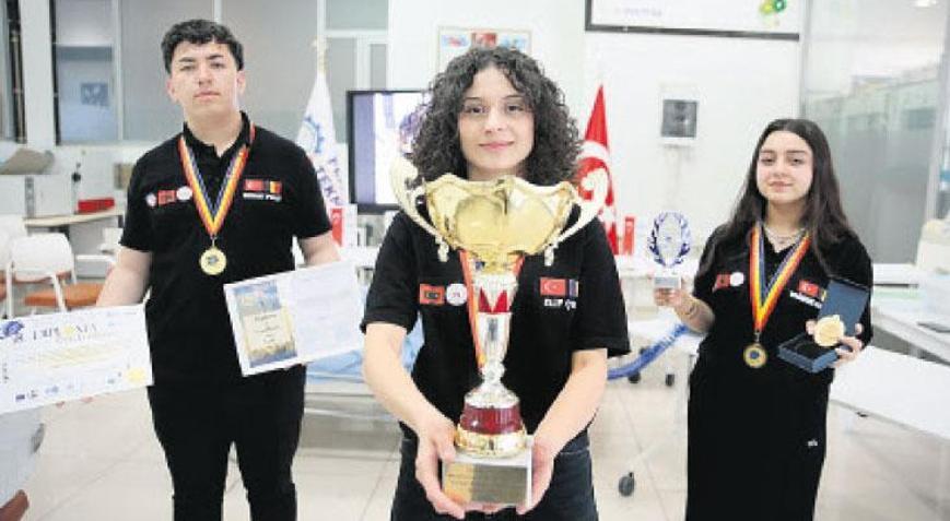 Vanlı öğrenciler Avrupa’da birinci oldu