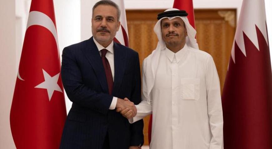 Dışişleri Bakanı Hakan Fidan Al Sani ile görüştü