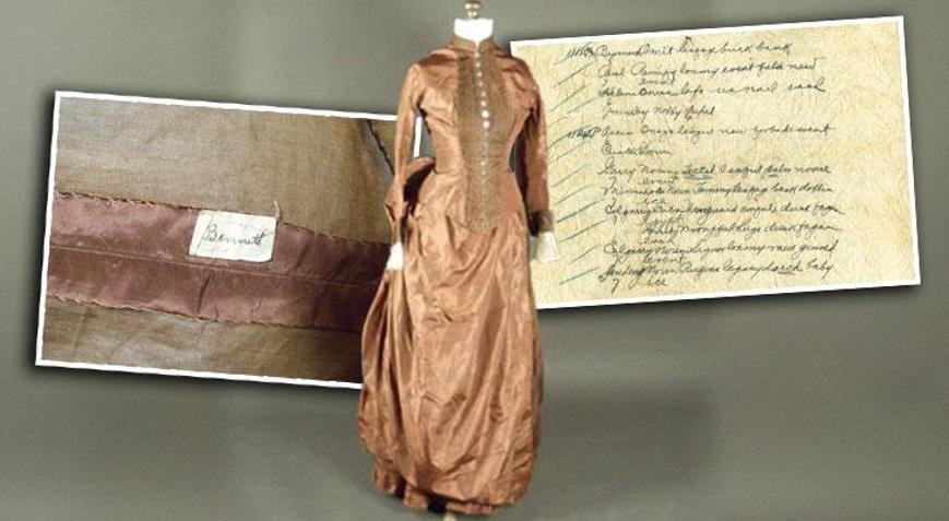 130 yıllık gizem çözüldü İşte ipek elbiseden çıkan şifreli notların sırrı
