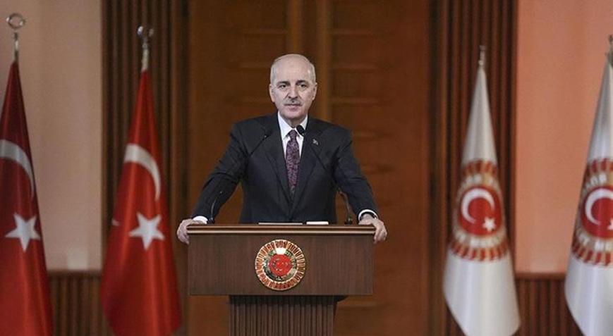 TBMM Başkanı Kurtulmuş, A Milli Futbol Takımına başarı diledi