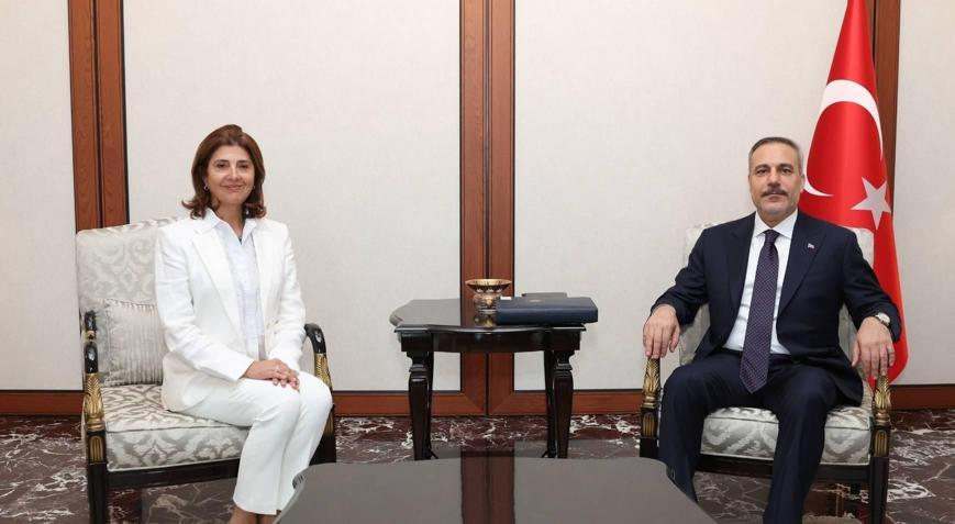 Dışişleri Bakanı Hakan Fidan, BM Genel Sekreterinin Kıbrıs Şahsi Temsilcisini kabul etti