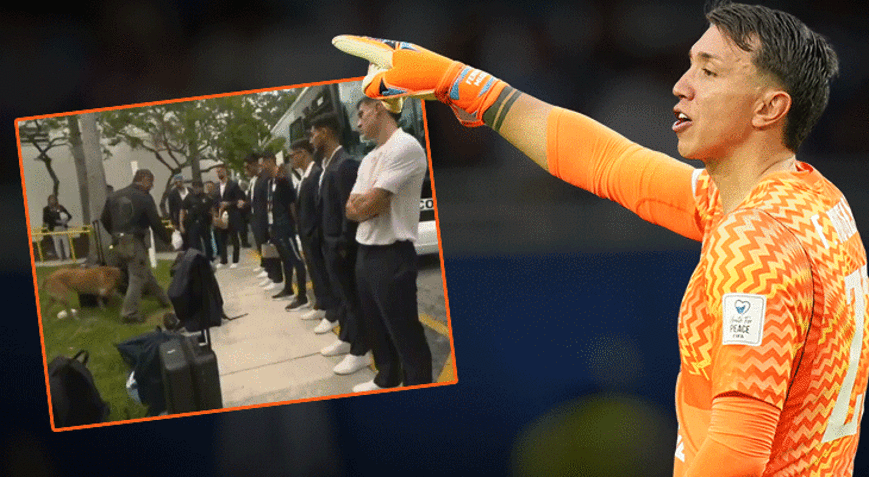 Fernando Muslera, Uruguayda tarihe geçti Maç öncesinde köpekli arama