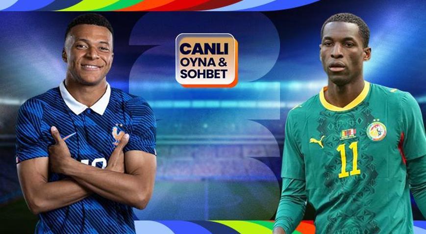 Fransa, Senegal karşısında Dünya Kupası heyecanı canlı sohbet ile Mislide