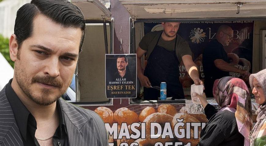 Eşref Tek ölünce hayranları lokma dağıttı: Allah kabul etsin