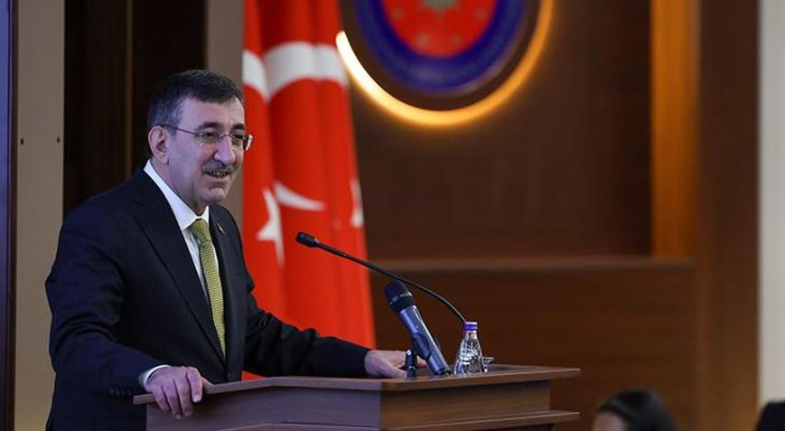 Cumhurbaşkanı Yardımcısı Yılmaz, Millî Güvenlik Konferansları kapsamında sunum yaptı