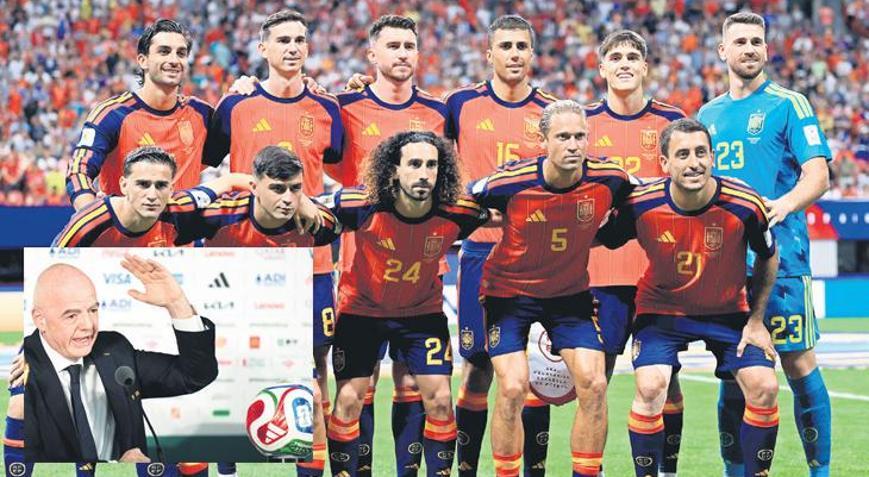 FIFA Başkanı havayı kirletiyor