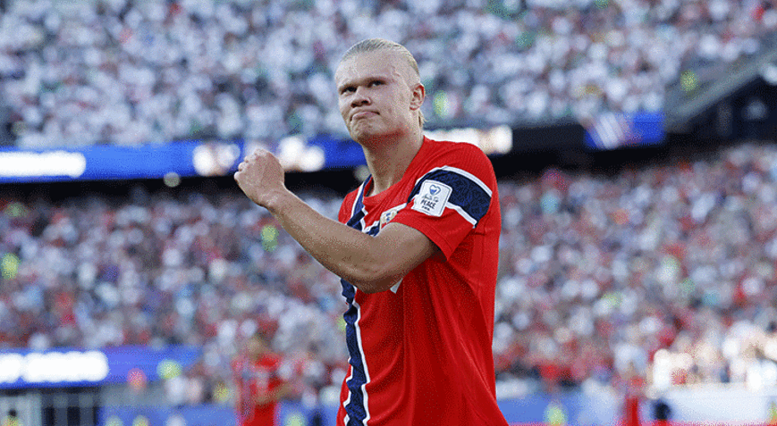Norveçte Haaland şovla başladı Iraka 4 gol