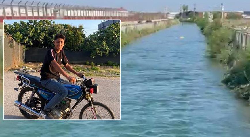 Adanada sulama kanalına giren 15 yaşındaki çocuk boğuldu