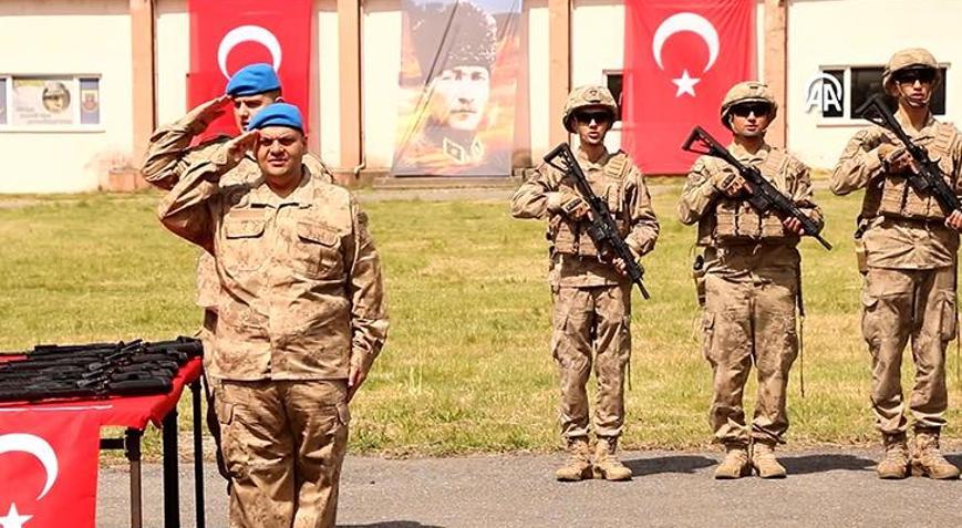 Tüm süreç gizli tutuldu: Komando Tugayında yemin etti Bir babanın gurur günü