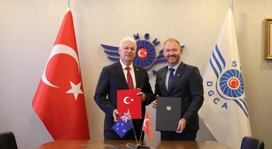 Türkiye ile Yeni Zelanda havacılık alanında mutabakat zaptı imzaladı