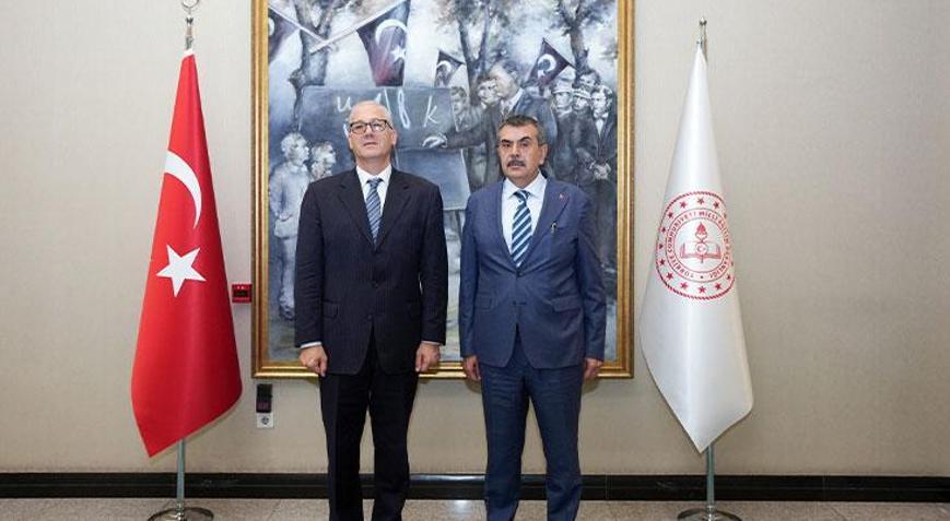 Bakan Tekin, Rusya ve Mısır büyükelçilerini kabul etti