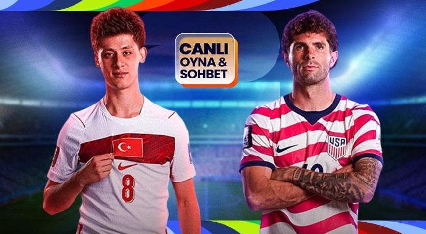 Türkiye son maçında ABD ile karşılaşıyor Dünya Kupası heyecanı canlı sohbet ile Misli’de
