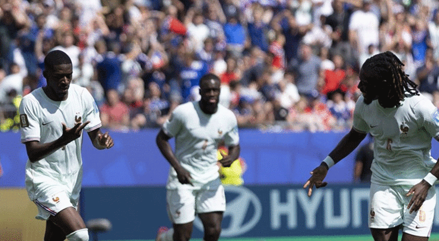 Dembele maça damga vurdu Fransa grubu lider bitirdi