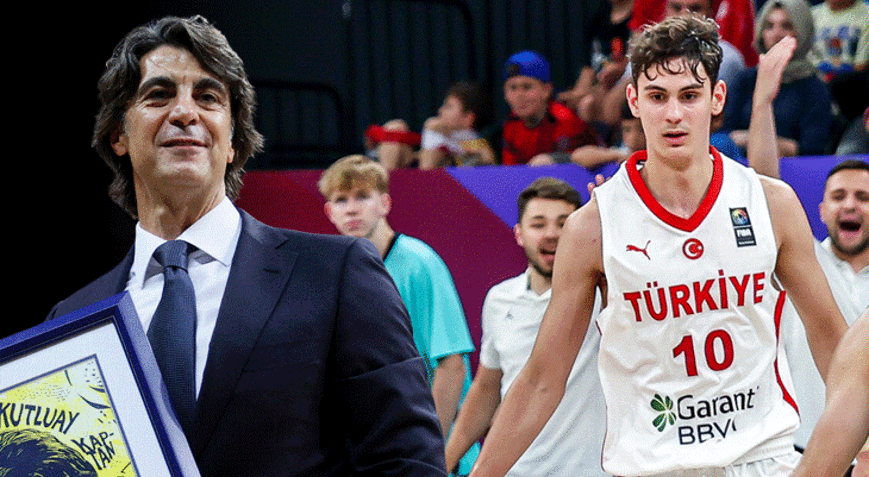 İbrahim Kutluayın oğlu U17 Milli Takımında fırtına estiriyor Son 2 maçta 65 sayı