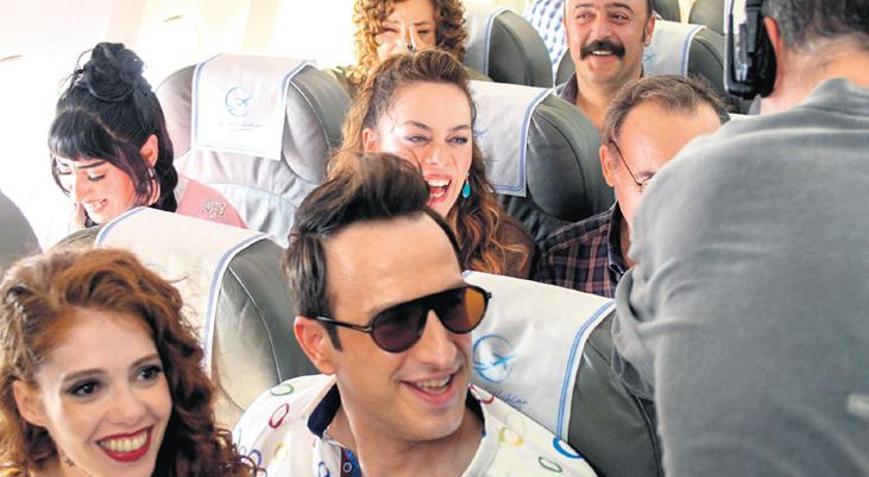 Kahkahalar setten taştı