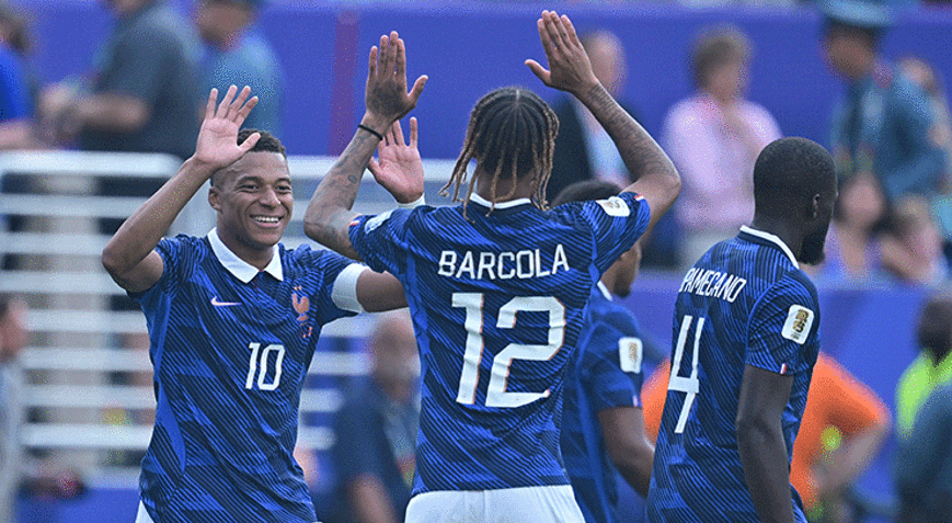 Dünya Kupasında Mbappe ve Olise yıldızlaştı, Fransa İsveçi 3 golle geçerek tur atladı