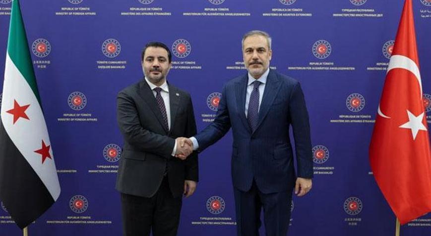 Dışişleri Bakanı Hakan Fidan, Suriyeli mevkidaşı Şeybani ile telefonda görüştü