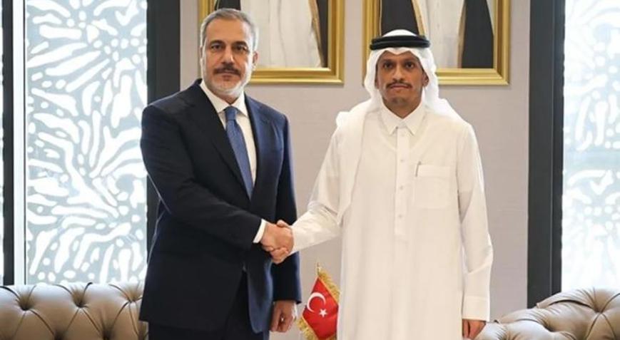 Dışişleri Bakanı Hakan Fidan, Katar Başbakanı Al Sani ile görüştü