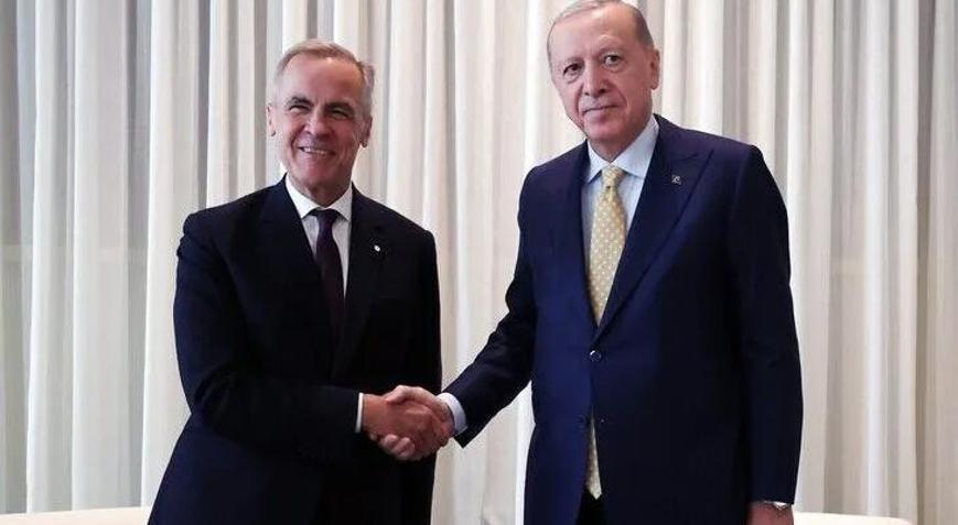 Cumhurbaşkanı Erdoğan, Kanada Başbakanı Carney ile görüştü