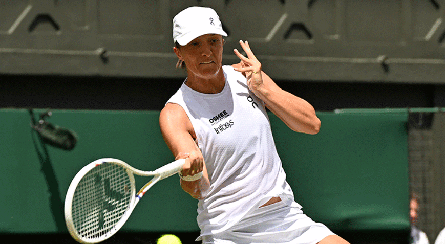 Wimbledonda sürpriz üstüne sürpriz Geçen yılın şampiyonu Iga Swiatek 3. turda elendi